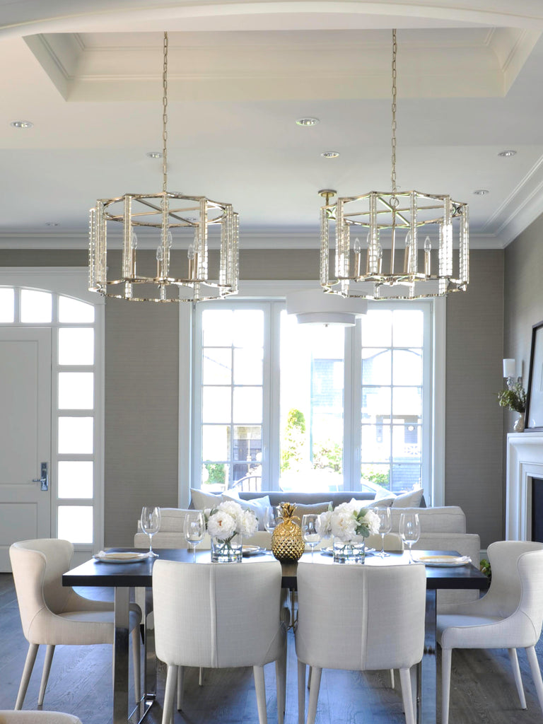 8856-PN Carson 28'' Chandelier | Lifestyle Image