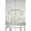 Crystorama Carson 28'' Chandelier in Polished Nickel - Lifestyle View