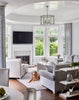 8856-PN Carson 28'' Chandelier | Lifestyle Image