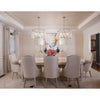 Crystorama Carson 28'' Chandelier in Polished Nickel - Lifestyle View