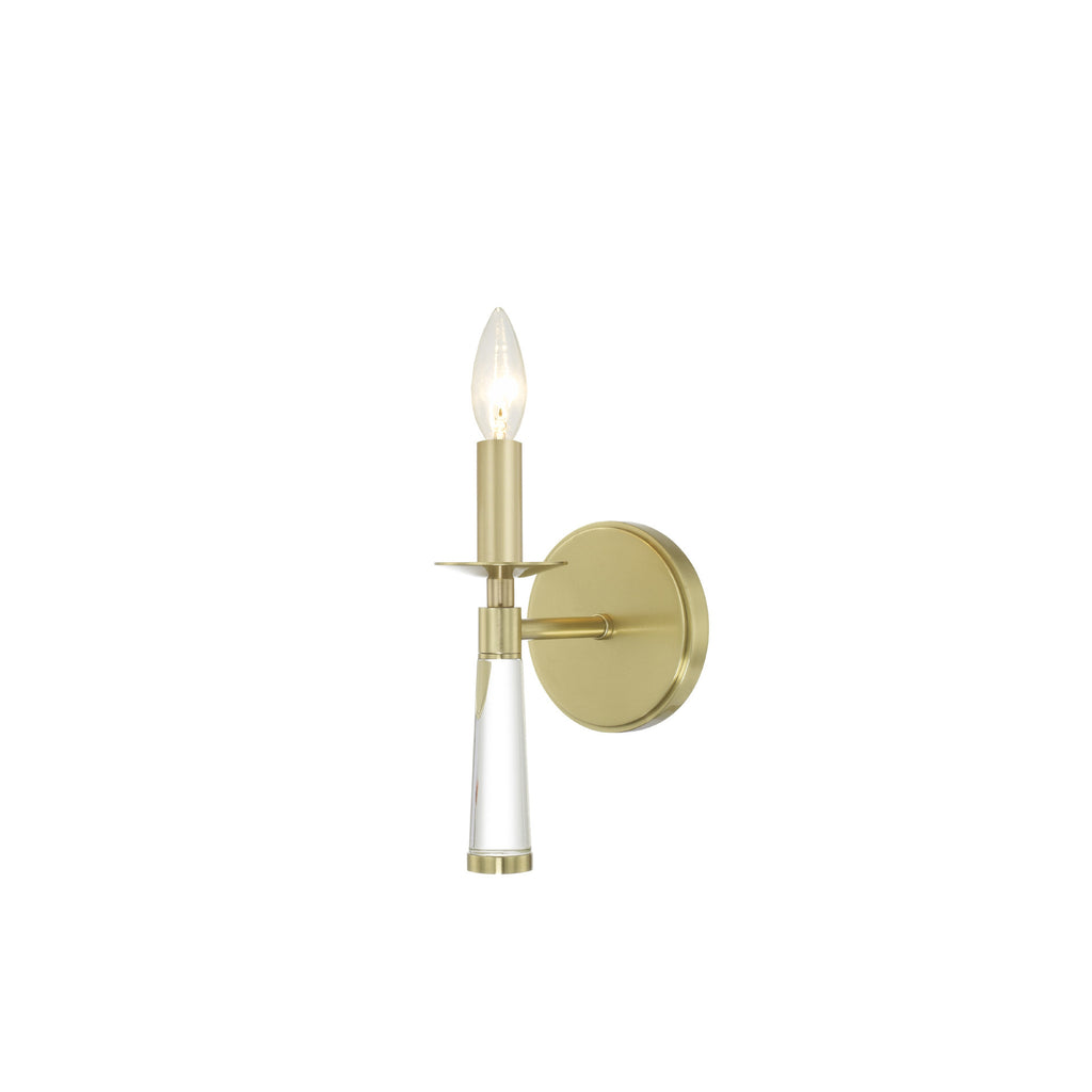 Crystorama Baxter 5'' Sconce in Aged Brass - Additional View