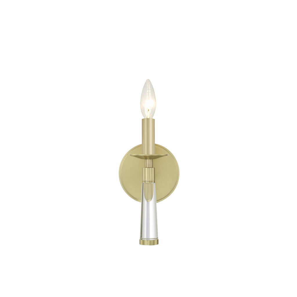 Crystorama Baxter 5'' Sconce in Aged Brass - Additional View