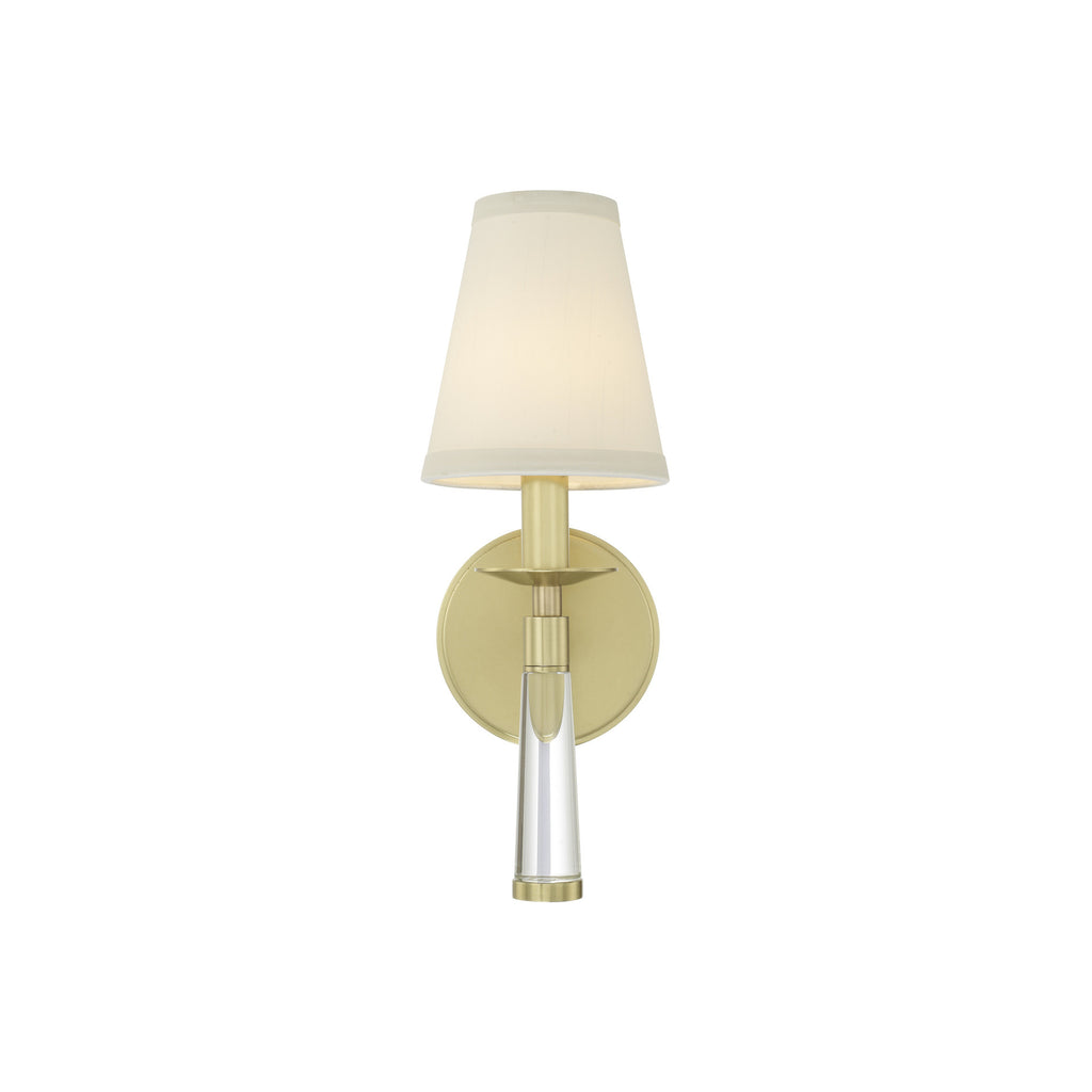 Crystorama Baxter 5'' Sconce in Aged Brass - Additional View
