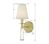 8861-AG Baxter 1 Light Sconce | Dimensions Image