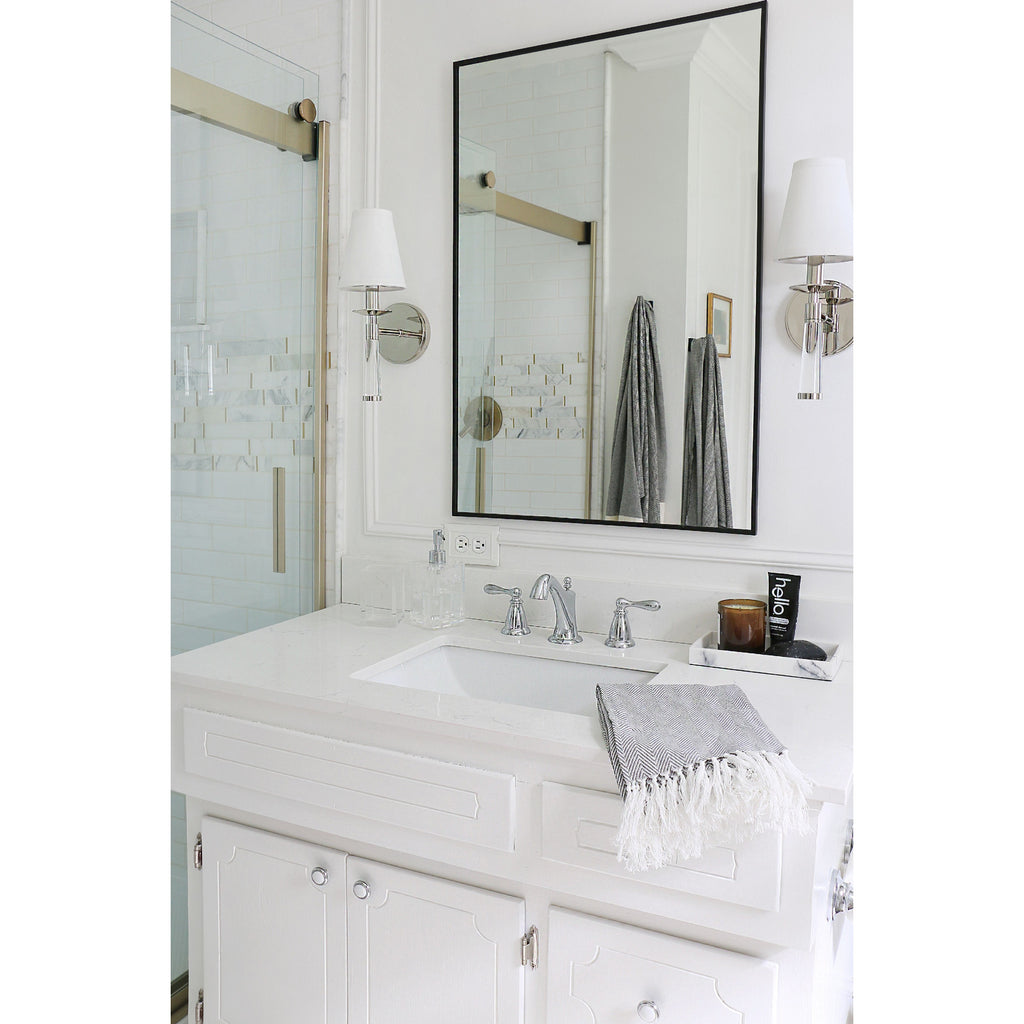 Crystorama Baxter 5'' Sconce in Polished Nickel - Lifestyle View
