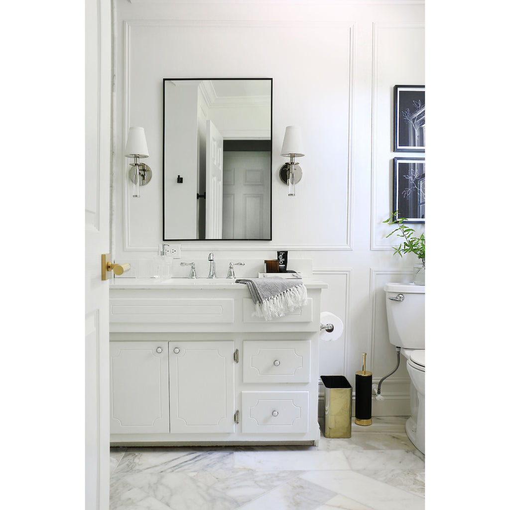 Crystorama Baxter 5'' Sconce in Polished Nickel - Lifestyle View