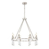 Crystorama Baxter 31.5'' Chandelier in Polished Nickel - Additional View