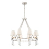Crystorama Baxter 31.5'' Chandelier in Polished Nickel - Additional View