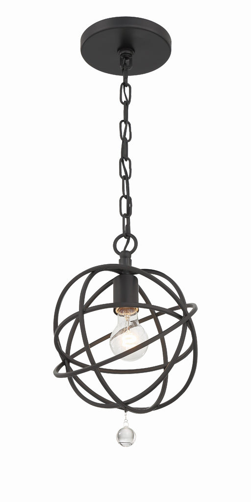 9220-BK Solaris 1 Light Mini Pendant | Alternate Image