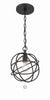 9220-BK Solaris 1 Light Mini Pendant | Alternate Image