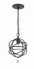 9220-BK Solaris 1 Light Mini Pendant | Alternate Image