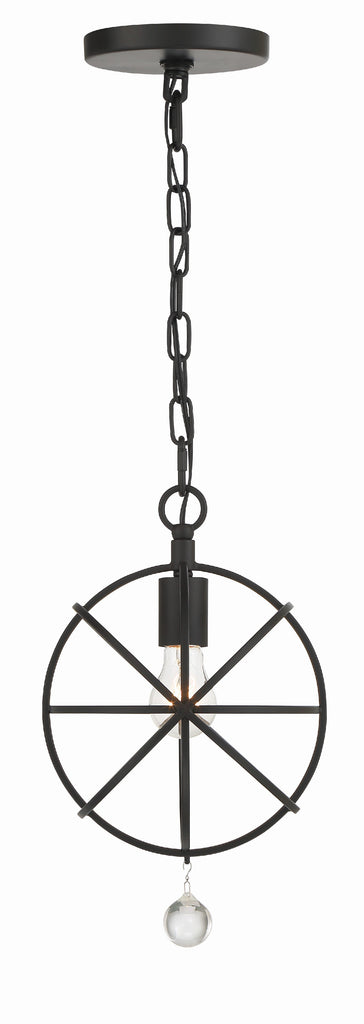 9220-BK Solaris 1 Light Mini Pendant | Alternate Image