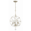 Crystorama Solaris 17'' Chandelier in Olde Silver - Additional View