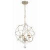 Crystorama Solaris 17'' Chandelier in Olde Silver - Additional View
