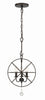 9225-EB_ULN Solaris 3 Light Mini Chandelier | Alternate Image