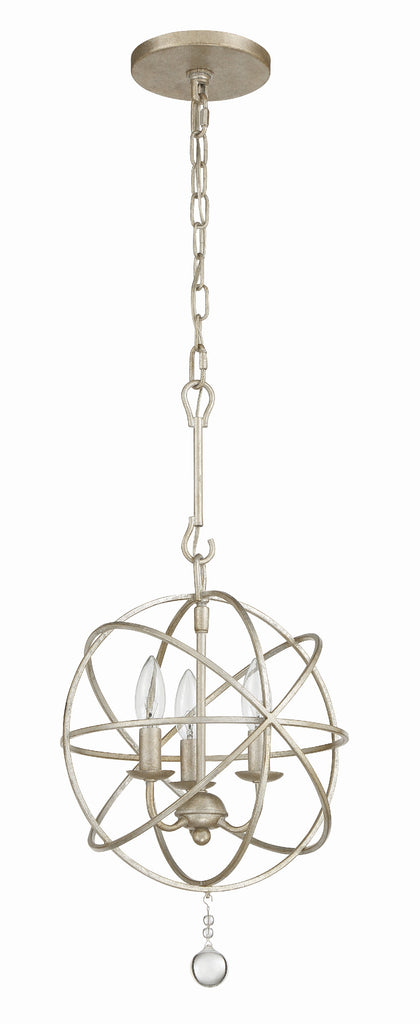 9225-OS_ULN Solaris 3 Light Mini Chandelier | Alternate Image
