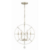 Crystorama Solaris 22.5'' Chandelier in Olde Silver - Additional View
