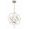 Crystorama Solaris 22.5'' Chandelier in Olde Silver - Additional View