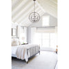 Crystorama Solaris 28.5'' Chandelier in English Bronze - Lifestyle View