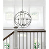 Crystorama Solaris 28.5'' Chandelier in English Bronze - Lifestyle View