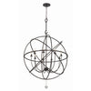 Crystorama Solaris 40'' Chandelier in English Bronze - Additional View