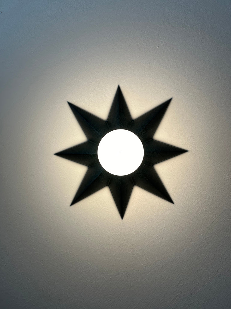 9230W-BK Astro 1 Light Sconce | Lifestyle Image