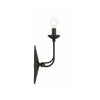Crystorama Astro 13'' Sconce in Black - Additional View