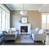 Crystorama Luxo 26'' Chandelier in Satin Nickel - Lifestyle View