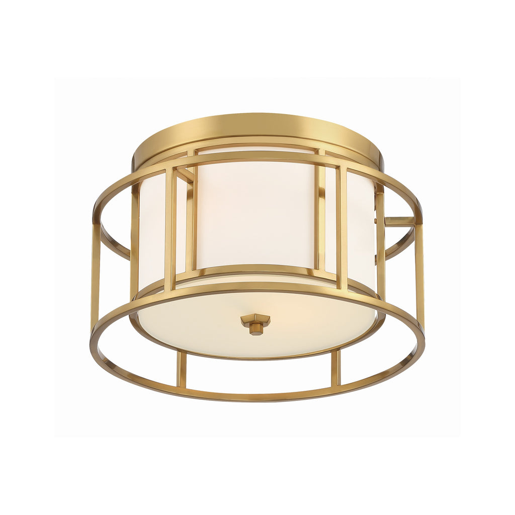 Crystorama Hulton 15'' Flush Mount in Luxe Gold - Additional View