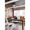 Crystorama Hulton 15'' Flush Mount in Matte Black - Lifestyle View