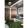 Crystorama Hulton 15'' Flush Mount in Matte Black - Lifestyle View