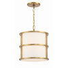 Crystorama Hulton 13'' Pendant in Luxe Gold - Additional View