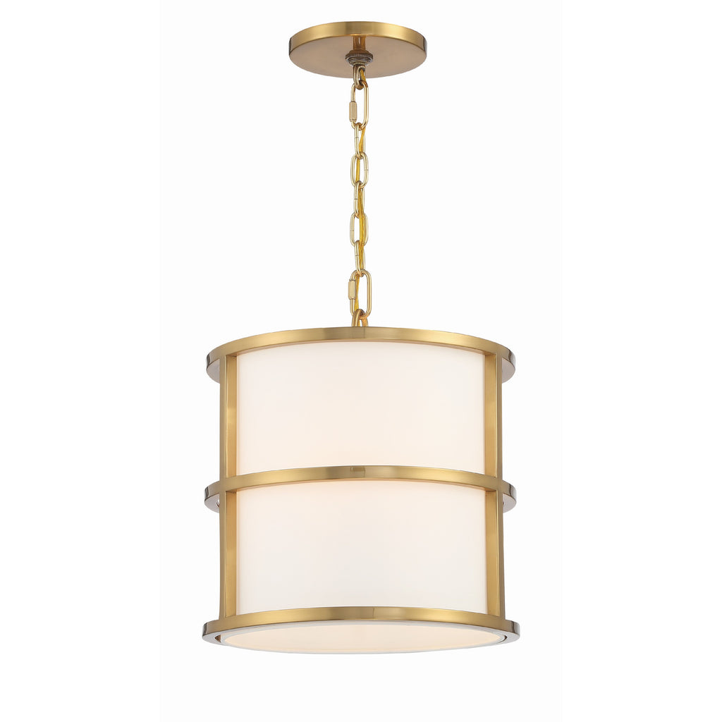 Crystorama Hulton 13'' Pendant in Luxe Gold - Additional View