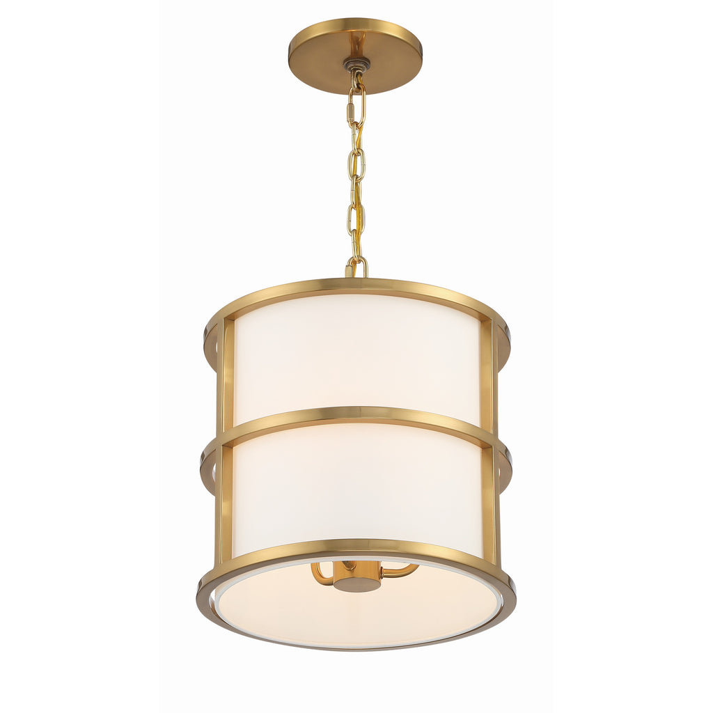 Crystorama Hulton 13'' Pendant in Luxe Gold - Additional View