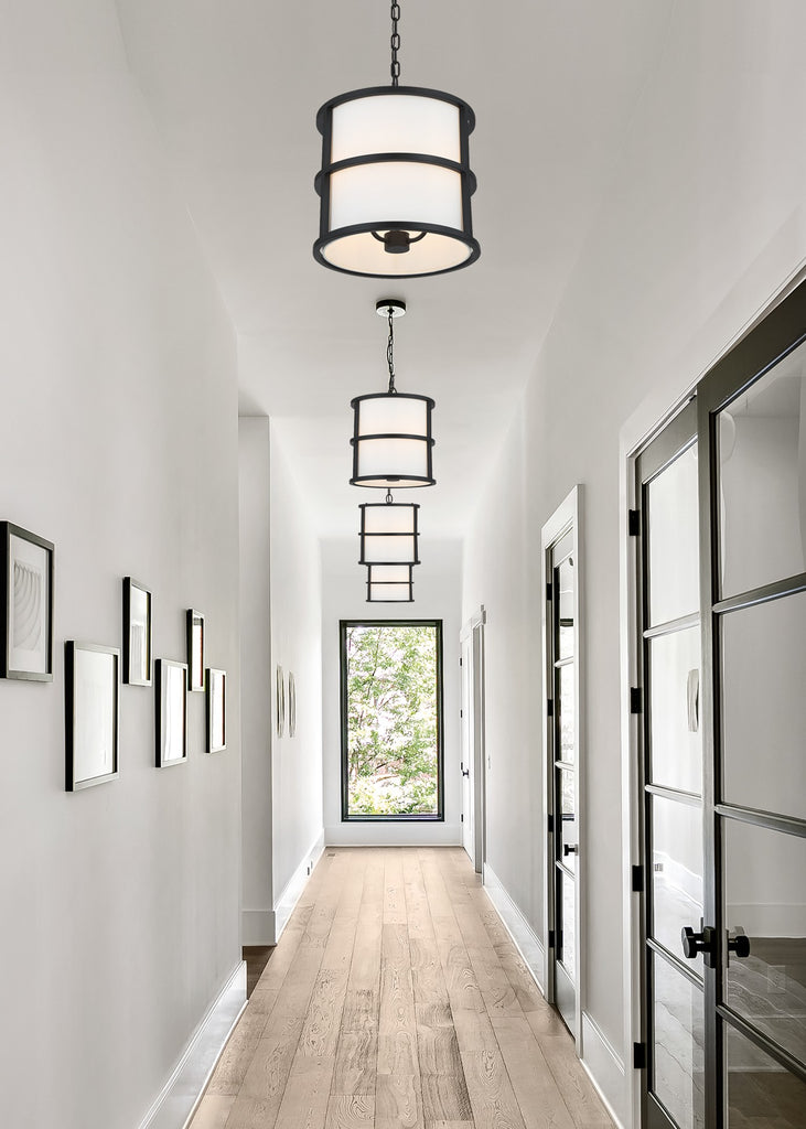 9593-MK Hulton 3 Light Mini Pendant | Lifestyle Image