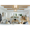 Crystorama Hulton 25'' Chandelier in Luxe Gold - Lifestyle View
