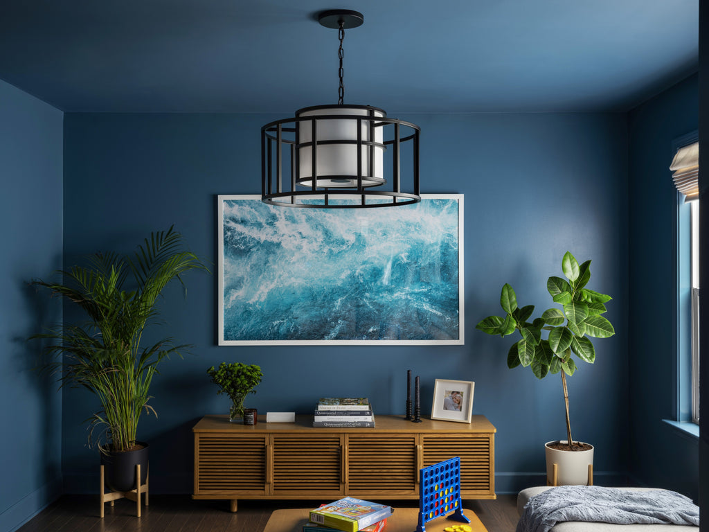 9595-MK Hulton 25'' Chandelier | Lifestyle Image