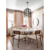 Crystorama Hulton 21'' Chandelier in Matte Black - Lifestyle View