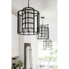 Crystorama Hulton 21'' Chandelier in Matte Black - Lifestyle View