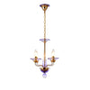 Crystorama Crystorama 15'' Chandelier in Gold - Front View