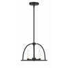 Crystorama Abbott 13.75'' Chandelier in Black - Additional View