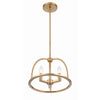 Crystorama Abbott 13.75'' Chandelier in Vibrant Gold - Additional View