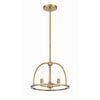 Crystorama Abbott 13.75'' Chandelier in Vibrant Gold - Additional View