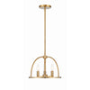 Crystorama Abbott 13.75'' Chandelier in Vibrant Gold - Additional View