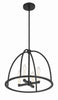 ABB-3004-BK Abbott 4 Light Lantern Chandelier | Alternate Image