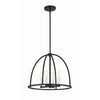 Crystorama Abbott 18.25'' Chandelier in Black - Additional View