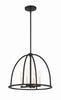 ABB-3004-BK Abbott 4 Light Lantern Chandelier | Alternate Image