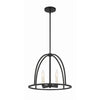 Crystorama Abbott 18.25'' Chandelier in Black - Additional View