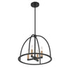 Crystorama Abbott 18.25'' Chandelier in Black - Additional View