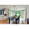 Crystorama Abbott 18.25'' Chandelier in Black - Lifestyle View